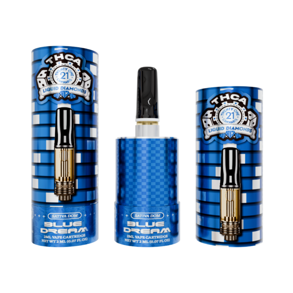 Twenty One Cannabis Vape Cartridge 2ml THCA Blue Dream (sativa)
