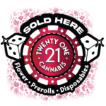 Twenty One Cannabis Marketing Material Window Decals