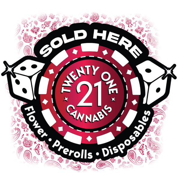 Twenty One Cannabis Marketing Material Window Decals