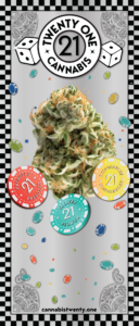 Twenty One Cannabis Marketing Material Banner