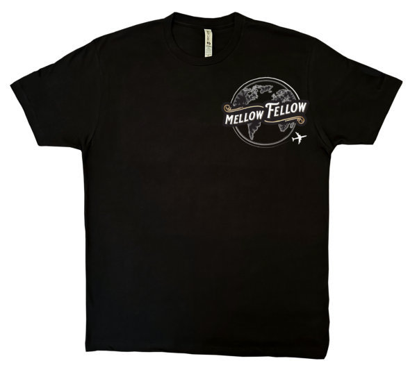 Mellow Fellow Destinations Shirt Small Black