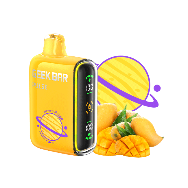 Geek Bar Nicotine Disposable Vape 15000p Mexico Mango 5ct