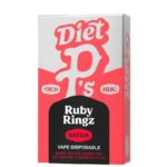 Pushin P’s Diet P’s Vape Disposable 2ml THCP/HHC Ruby Rings 6ct