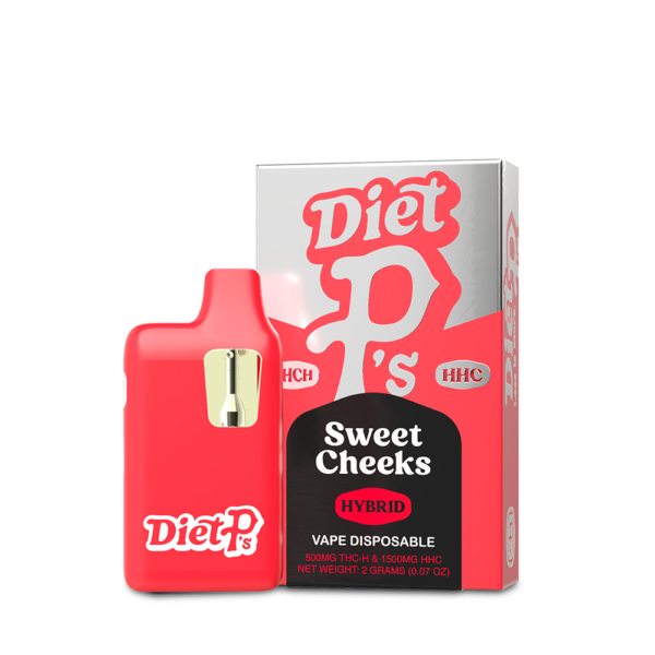 Pushin P’s Diet P’s Vape Disposable 2ml THCP/HHC Sweet Cheeks 6ct