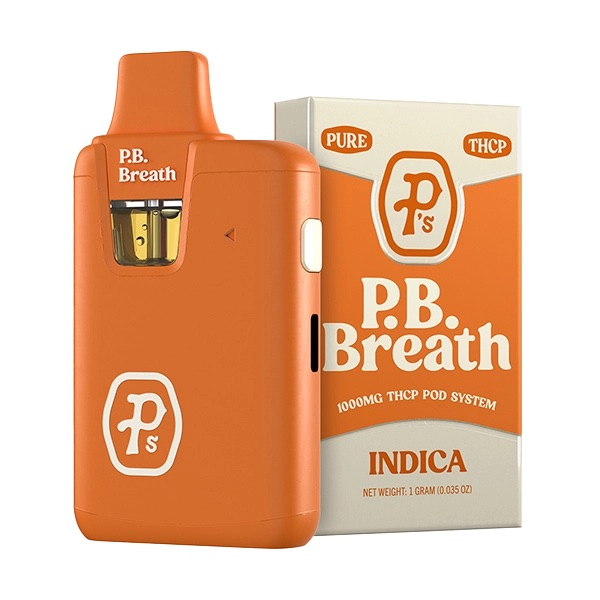Pushin’ P’s in a Pod Disposable Vape 1ml THCP / HHC P.B Breath 6ct