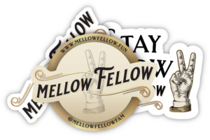 Mellow Fellow Marketing Material Assorted Small Sticker