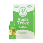 Pushin’ P’s Pack O Pods Vape Disposable 1ml THCP Apple Treez 6ct