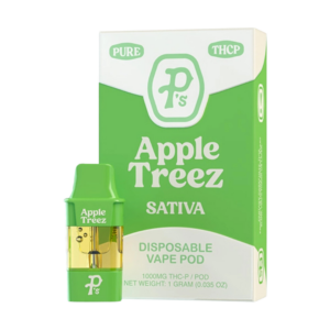 Pushin’ P’s Pack O Pods Vape Disposable 1ml THCP Apple Treez 6ct