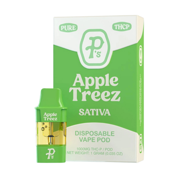 Pushin’ P’s Pack O Pods Vape Disposable 1ml THCP Apple Treez 6ct