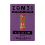 Zombi Vape Cartridge 2ml H4CBD/THC-C/HHC Wedding Cake (hybrid) 6ct