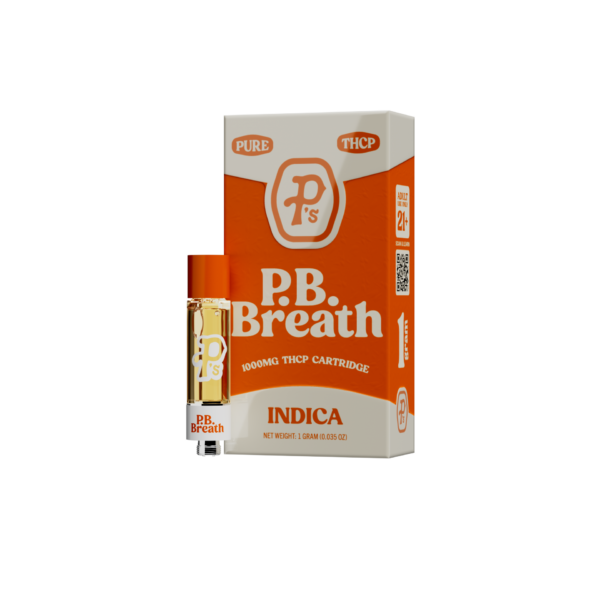 Pushin’ P’s Vape Cartridge 1ml THCP P.B. Breath 6ct