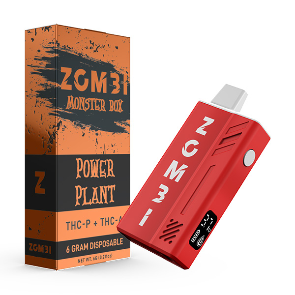 Zombi Monster Box Disposable Vape 6ml THCP/THCA Power Plant 6ct
