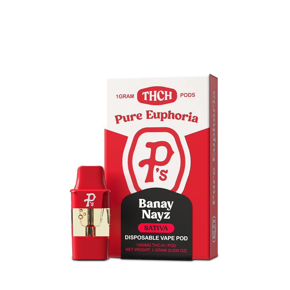 Pushin’ P’s Pack O Pods Disposable Vape 1ml THCP Banay Nayz 6ct