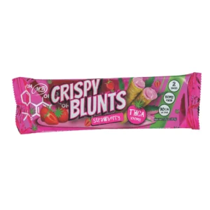 Crispy Blunts 2pc Edibles 100mg THCA Strawberry 10ct
