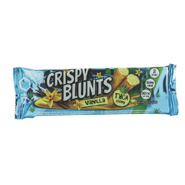 Crispy Blunts 2pc Edibles 100mg THCA Vanilla 10ct