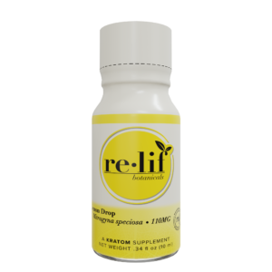 Relif Shot 110mg Kratom Lemon Drop 12ct