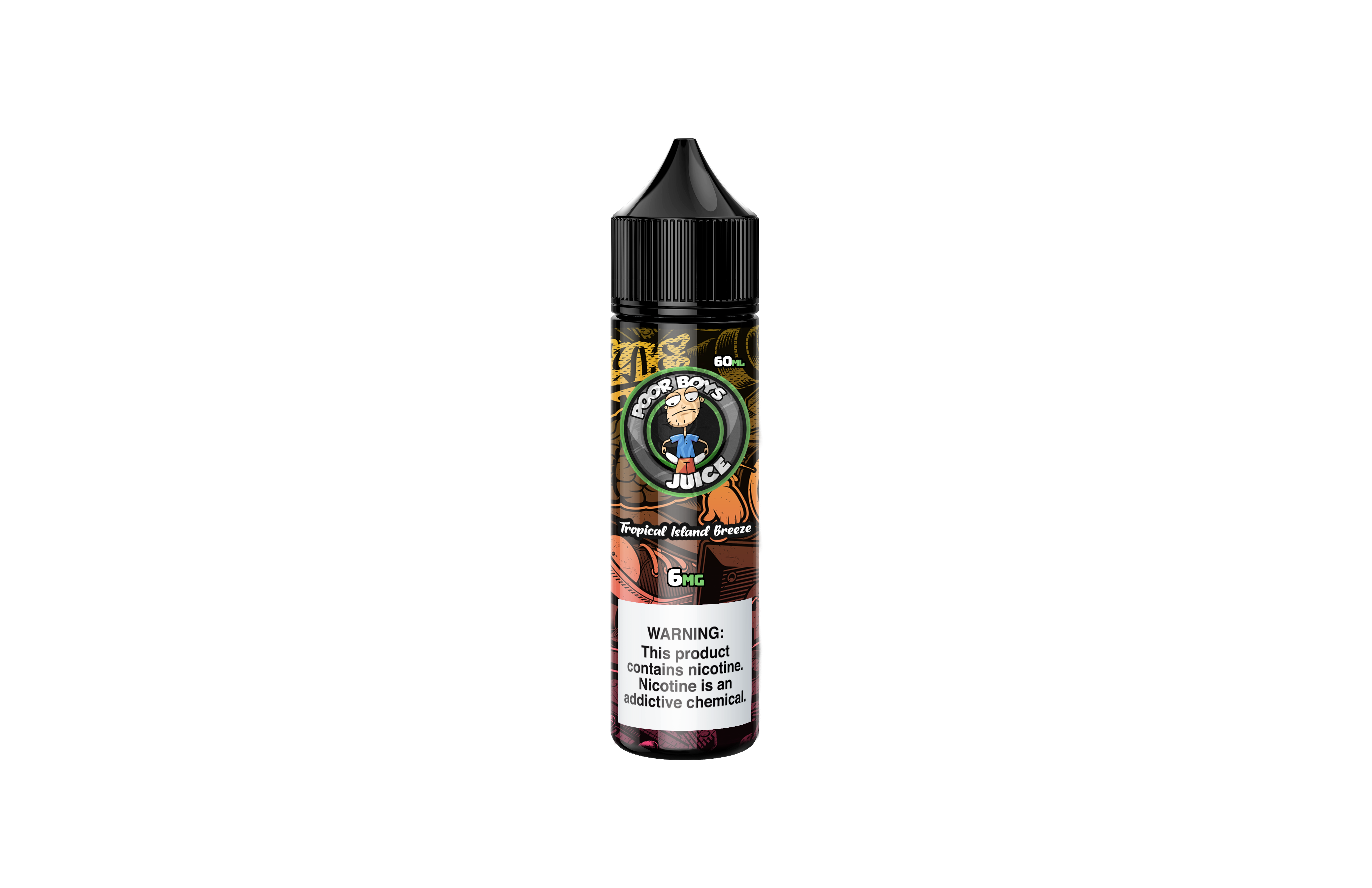 Poor Boys Nicotine Juice 06mg Tropical Island Breeze