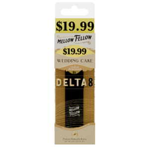 Mellow Fellow Premium Pre-Priced Vape Disposable 2ml D8 Wedding Cake (inidca)