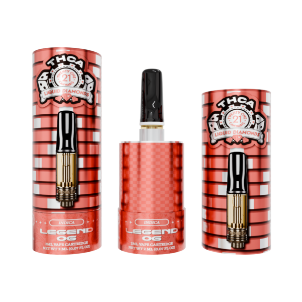 Twenty One Cannabis Vape Cartridge 2ml THCA Legend OG (Indica)