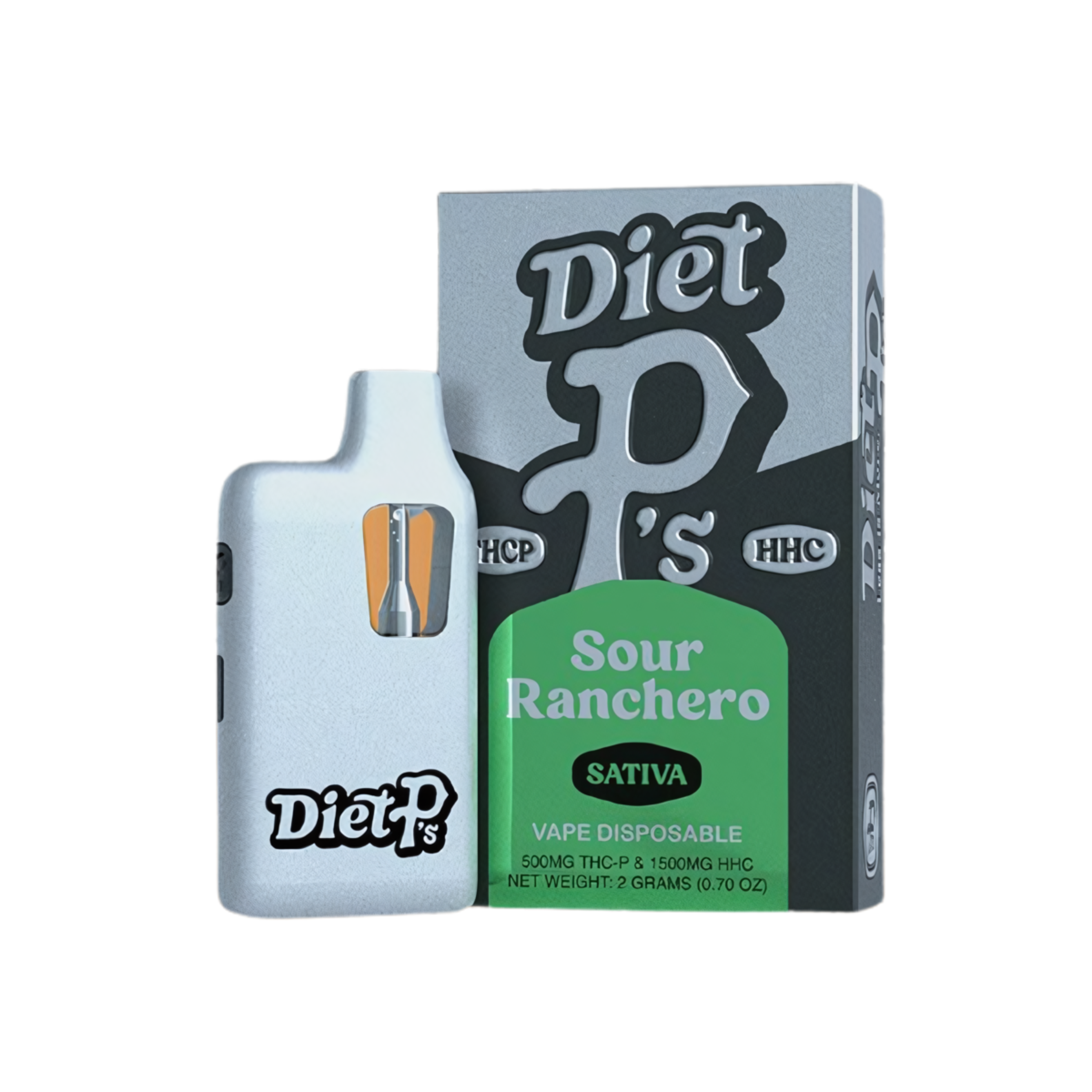 Pushin P’s Diet P’s Disposable Vape 2ml THCP/HHC Sour Ranchero 6ct