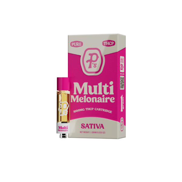 Pushin’ P’s Vape Cartridge 1ml THCP Multi Melonaire 6ct