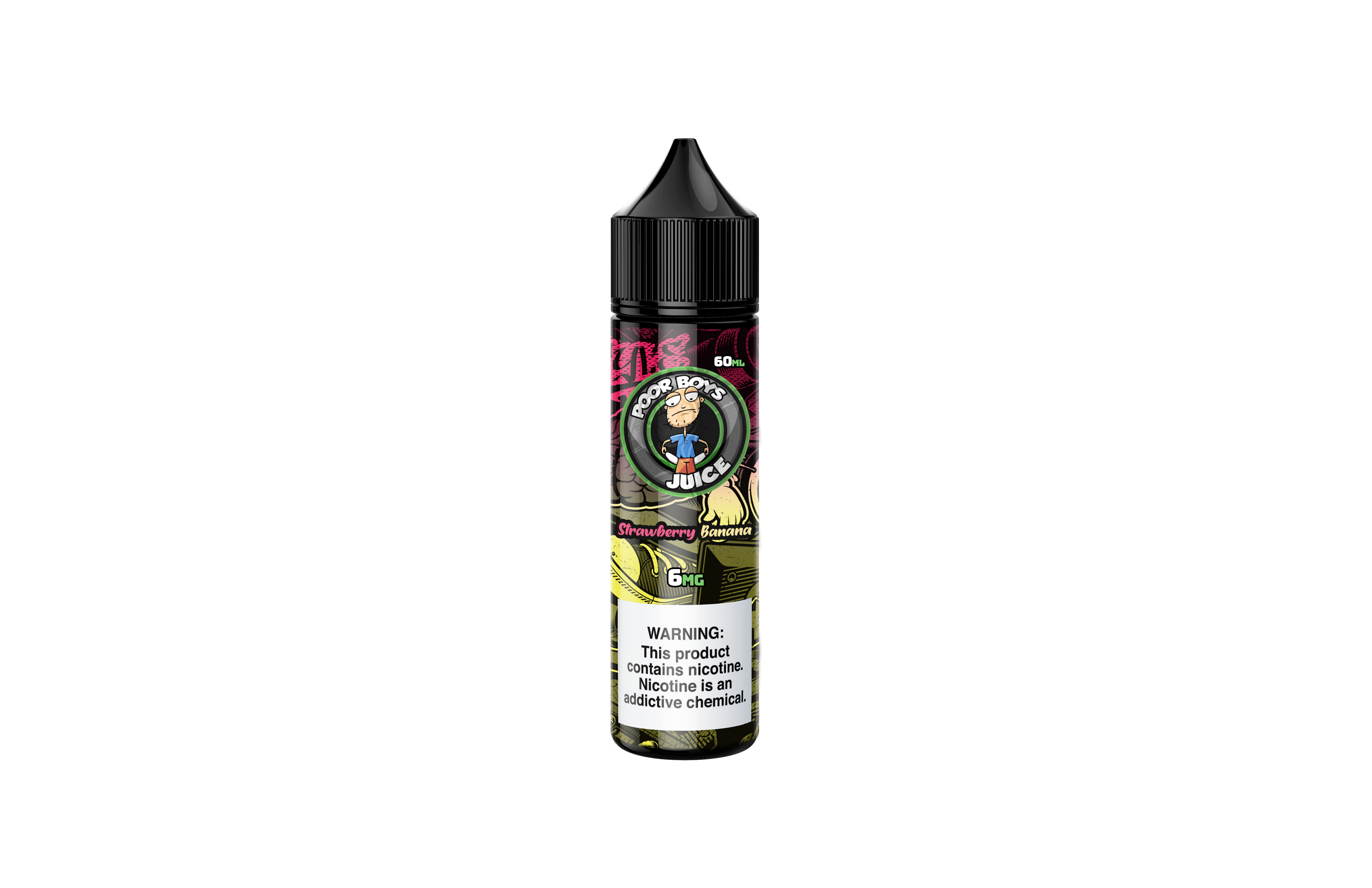 Poor Boys Nicotine Juice 06mg Strawberry Banana