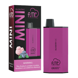 Fume Nicotine Disposable Vape 1000p Mini Blueberry Cotton Candy 10ct