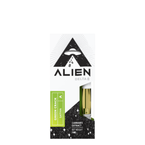 Alien Vape Cartridge 1ml D8 Green Crack 10ct