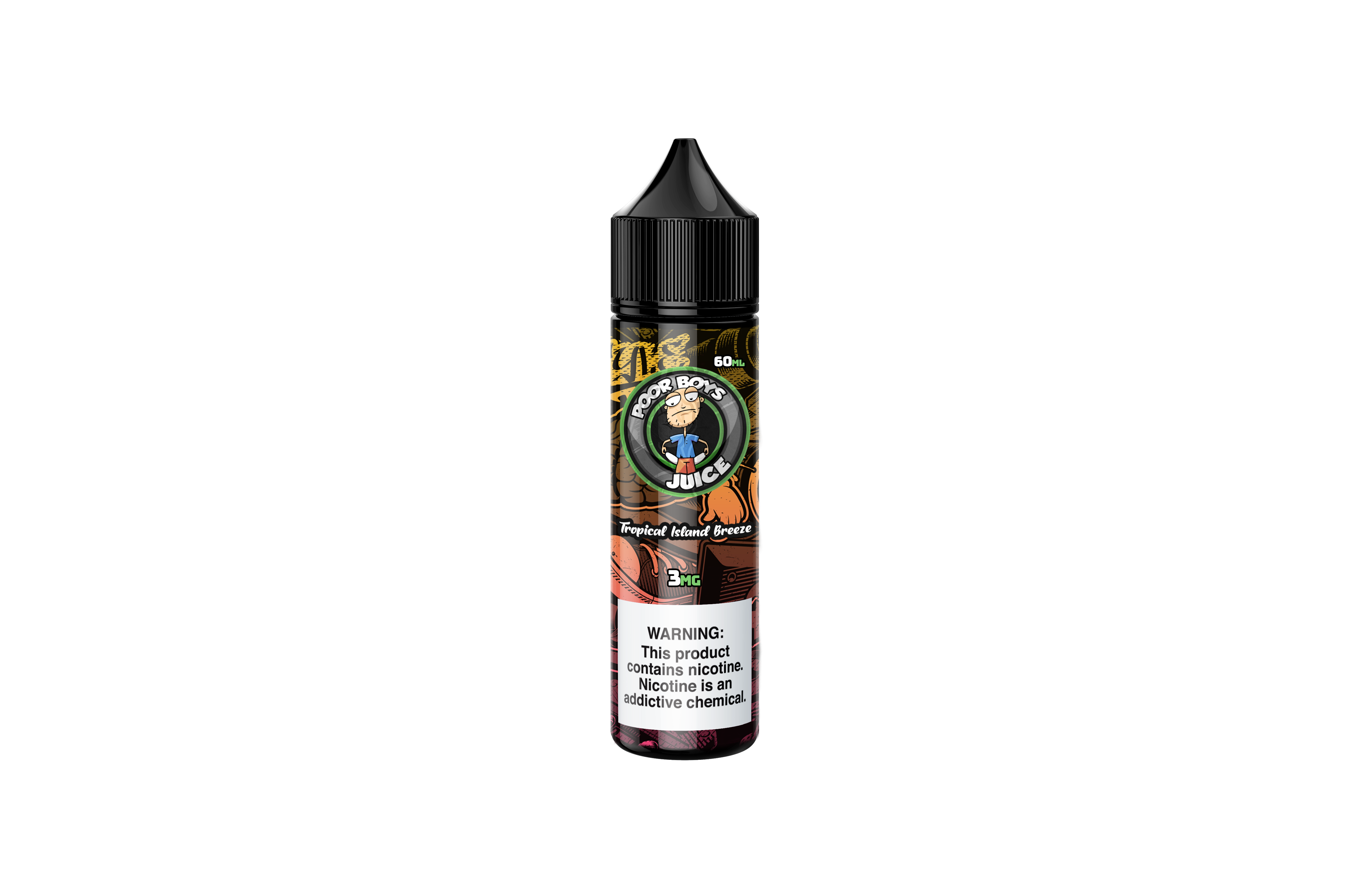 Poor Boys Nicotine Juice 03mg Tropical Island Breeze