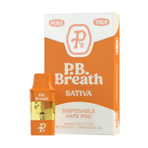 Pushin’ P’s Pack O Pods Vape Disposable 1ml THCP PB Breath 6ct