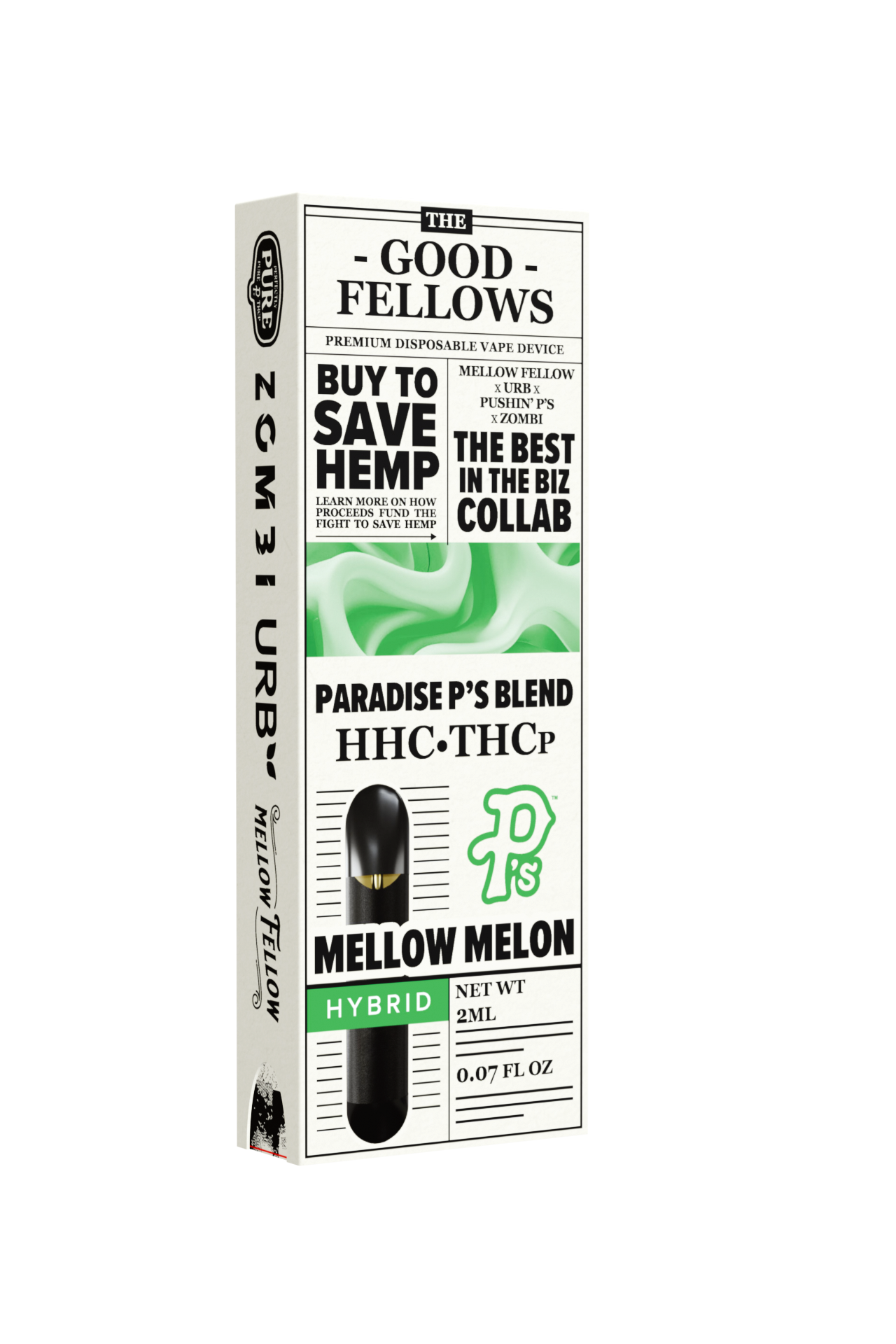 Good Fellows Disposable Vape 2ml Paradise P’s Blend Mellow Melon (hybrid)
