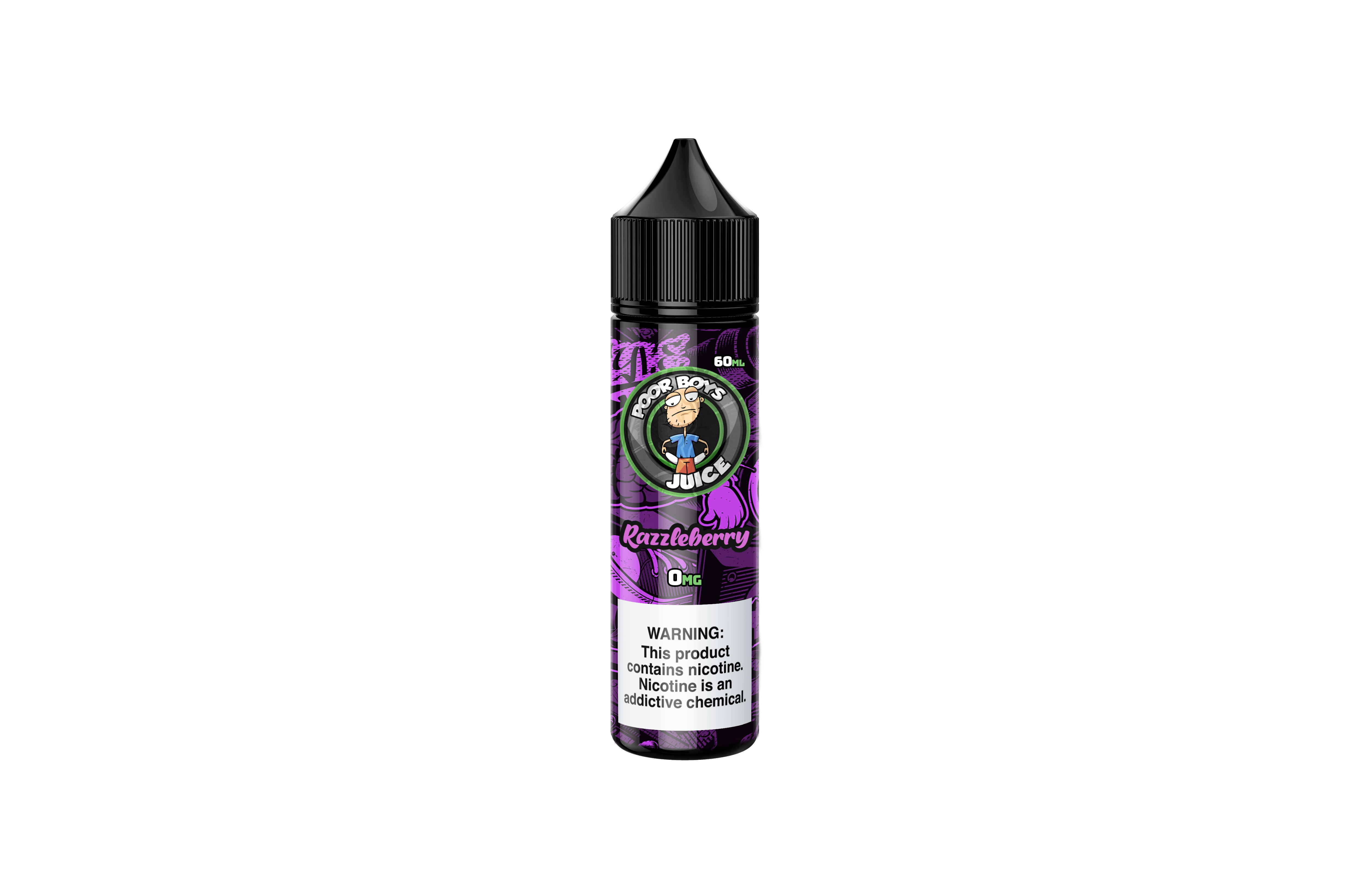Poor Boys Nicotine Juice 00mg Razzleberry