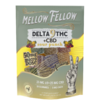 Mellow Fellow M-Fusions 10pc Edibles 50mg Delta-9-THC Sour Punch