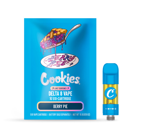 Cookies Vape Cartridge 1ml D8 Berry Pie 10ct