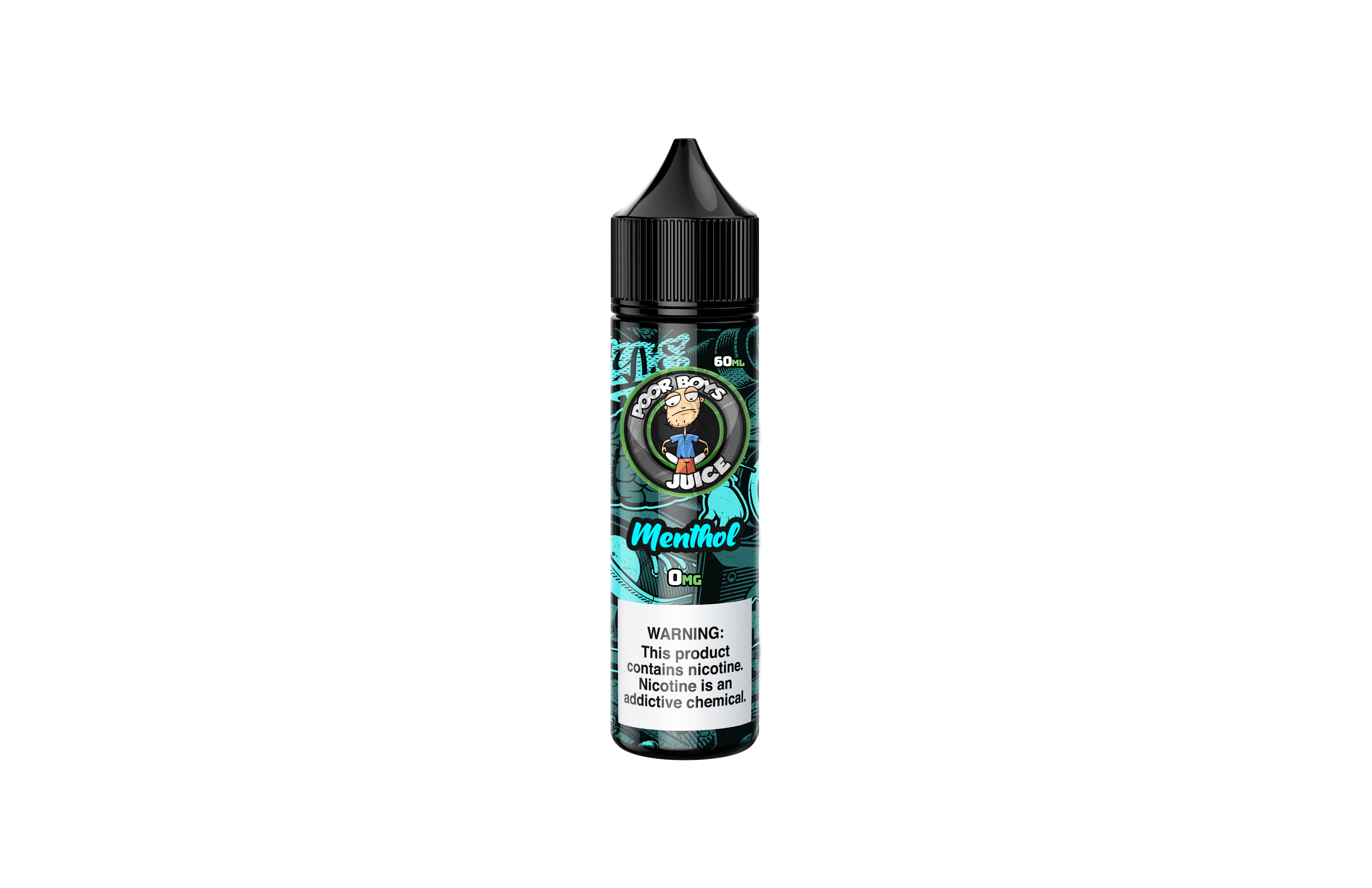 Poor Boys Nicotine Juice 00mg Menthol