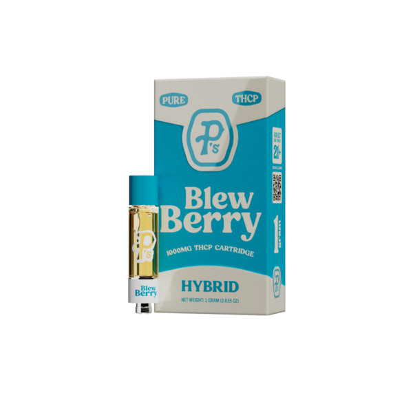 Pushin’ P’s Vape Cartridge 1ml THCP Blew Berry 6ct