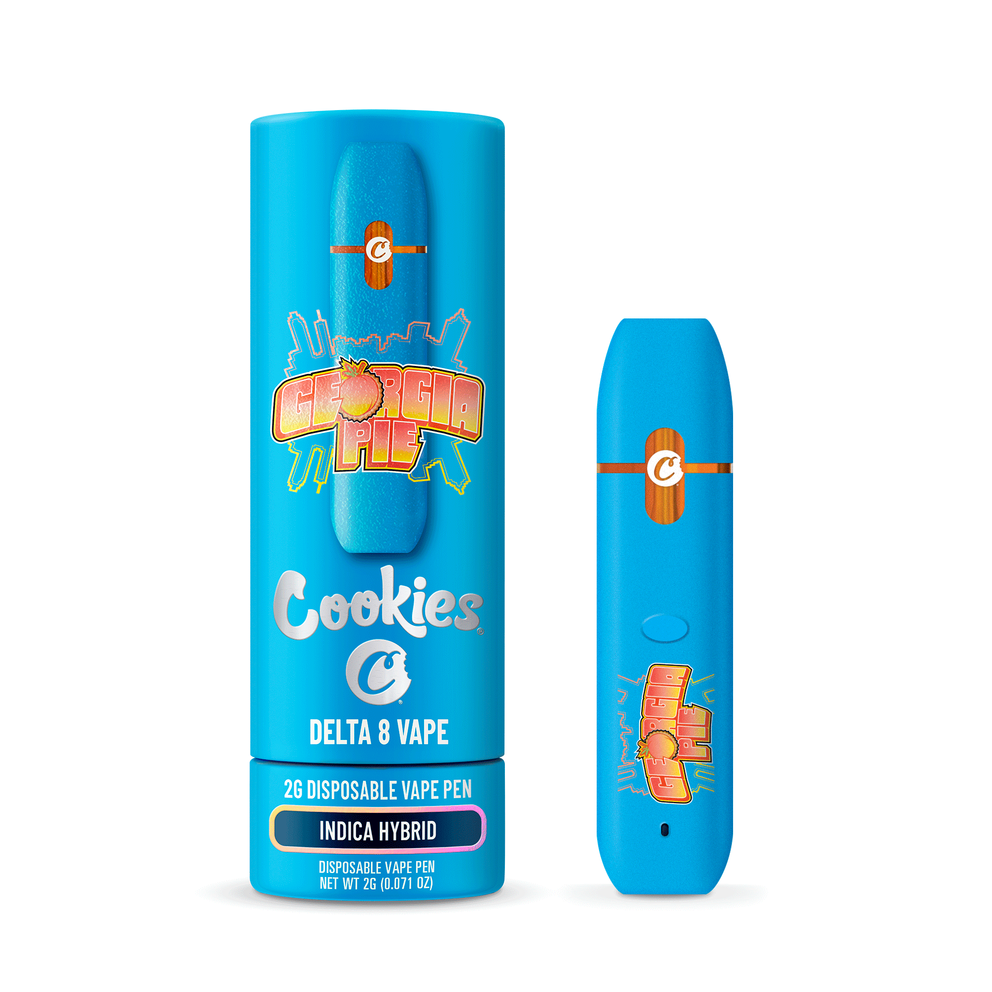 Cookies Disposable Vape 2ml D8 Georgia Pie 6ct