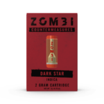 Zombi Vape Cartridge 2ml H4CBD/THC-C/HHC Dark Star (indica) 6ct