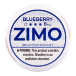 ZIMO Nicotine Pouches 8mg Blueberry 5ct