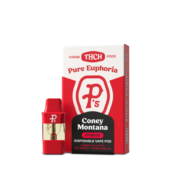 Pushin’ P’s Pack O Pods Vape Disposable 1ml THCP Coney Montana 6ct