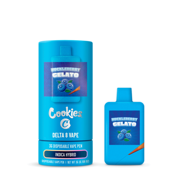 Cookies Disposable Vape 3ml D8 Huckleberry Gelato 6ct
