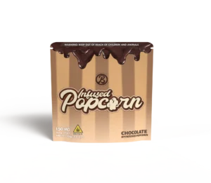 Baked Bags Infused Pop Corn Edibles 150mg Delta-9 – Chocolate