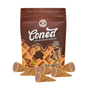 Baked Bags Cones 6pc Edibles 150mg D9 Strawberry Shortcake 6ct