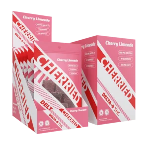 Cherried 10ct Delta 9 Edibles 20mg Cherry Limeade-POP-1