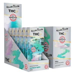 Mellow Fellow Premium Disposable Vapes 0.5ml THCP Northern Lights (Indica) 6ct