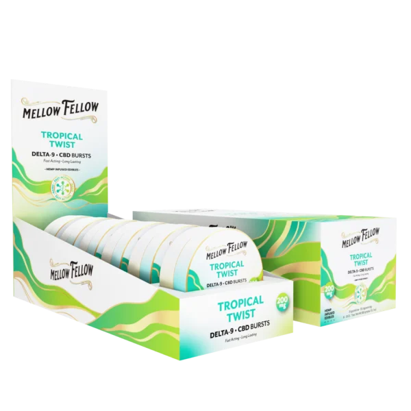 Delta 9 THC CBD Burst Nano Gummies 200mg – Tropical Twist
