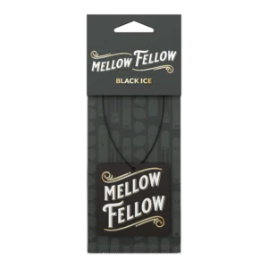 Mellow Fellow Marketing Material Air Fresheners Logo Black Ice