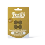 Eat Perks Kratom 4pc Tablets 100mg 7-Hydroxy Mitragynine Blue Razz