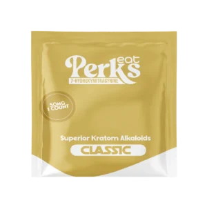 Eat Perks Kratom 1pc Tablets 50mg 7-Hydroxy Mitragynine Strawberry