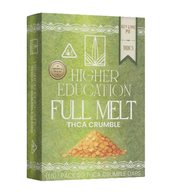 Higher Education Crumble Dabs Concentrates 2g THCa Key Lime Pie